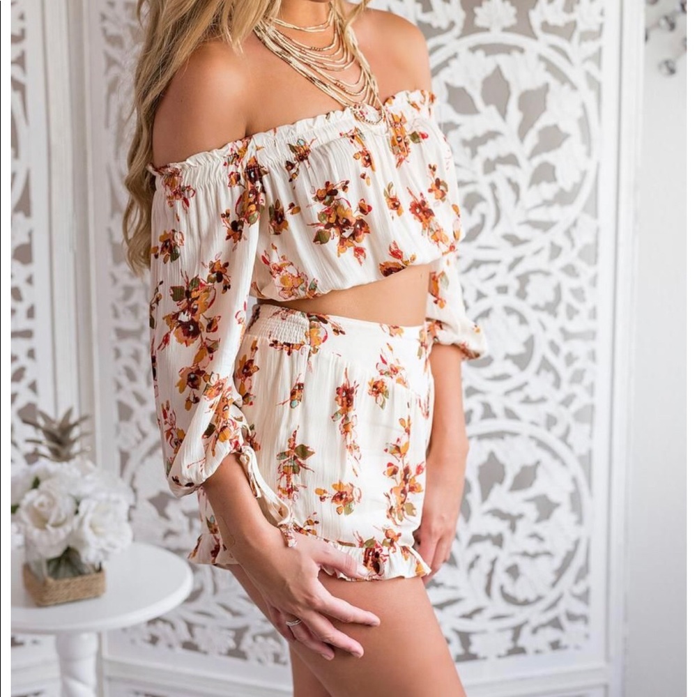 Floral two piece